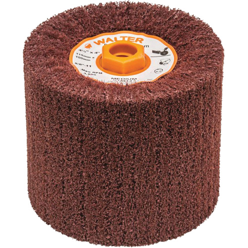Blendex Surface Conditioning Drum, 4-1/2" Dia. x 4" W, 5/8"-11 Arbor, Medium Grit Advanced Consulting and Training Ltd.