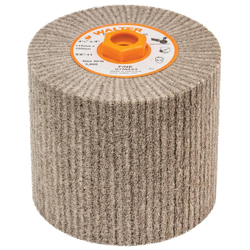 Blendex Surface Conditioning Drum, 4-1/2" Dia. x 4" W, 5/8"-11 Arbor, Fine Grit Advanced Consulting and Training Ltd.