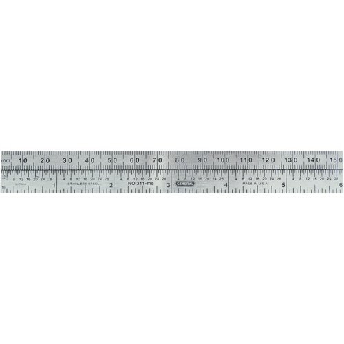 R&egrave;gle flexible de pr&eacute;cision &eacute;conomique, 6" lo, Acier Advanced Consulting and Training Ltd.