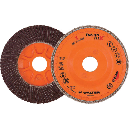 Enduro-Flex Flap Disc, 4-1/2" x 7/8", Type 27, 120 Grit, Zirconia Alumina Advanced Consulting and Training Ltd.