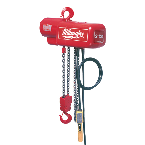 Electric Chain Hoist, 20' Lift, 2000 lbs. (1 tons) Capacity, 16 FPM Advanced Consulting and Training Ltd.