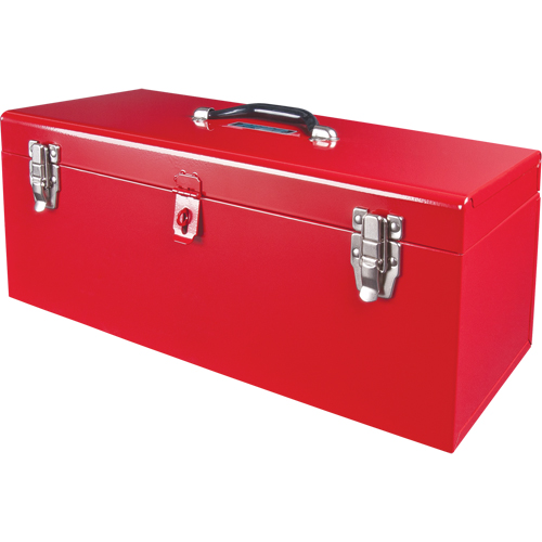 Coffre &agrave; outils portatif ATB100 avec plateau en m&eacute;tal pour outils, 8-3/4" P x 21" la x 9" h, Rouge Advanced Consulting and Training Ltd.