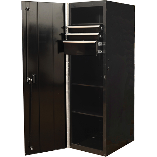 Armoire lat&eacute;rale s&eacute;rie RX, 3 tiroirs, 19" la x 25" p x 61" h, Noir Advanced Consulting and Training Ltd.