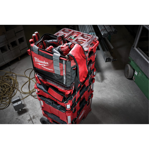 Sacs &agrave; outils Packout, Nylon balistique, 2 pochettes, Noir/Rouge Advanced Consulting and Training Ltd.