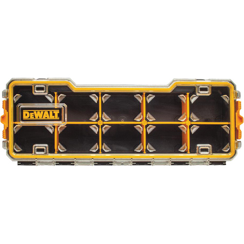 Compartment Pro Organizer, 6-5/8" W x 17-5/8" D x 2-7/8" H, Black/Yellow Advanced Consulting and Training Ltd.