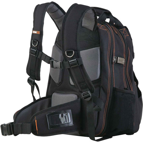 Arsenal&reg; 5843 Tool Backpack, 13-1/2" L x 8-1/2" W, Black, Polyester Advanced Consulting and Training Ltd.