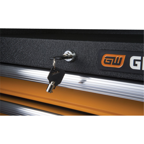 GSX Series Tool Chest, 26" W, 4 Drawers, Black/Orange Advanced Consulting and Training Ltd.