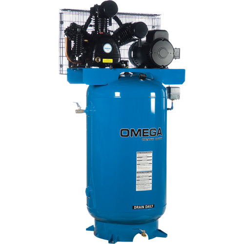 Compresseurs d'air s&eacute;rie industrielle - Compresseurs horizontaux - Deux &eacute;tages, 66,6 gal. (80 gal. US) Advanced Consulting and Training Ltd.