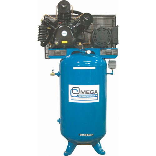 Compresseurs d'air s&eacute;rie industrielle - Compresseurs verticaux - Deux &eacute;tages, 66,6 gal. (80 gal. US) Advanced Consulting and Training Ltd.