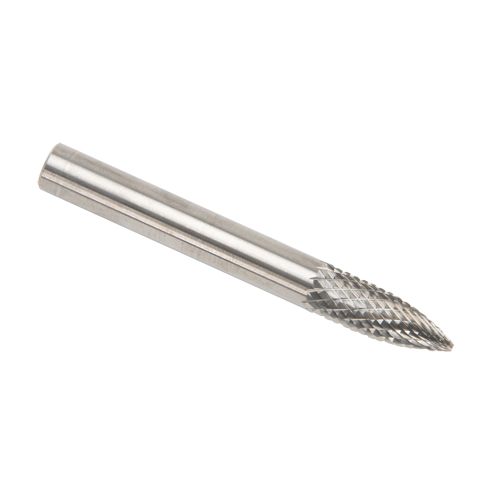 CLEVELAND Solid Carbide Burrs - Tree Shape Pointed End, SG-1, 1/4" Dia., 1/8" Shank Advanced Consulting and Training Ltd.