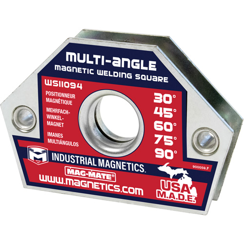 Magnetic Welding Squares, 4-3/8" L x 3/4" W x 3" H, 55 lbs. Advanced Consulting and Training Ltd.