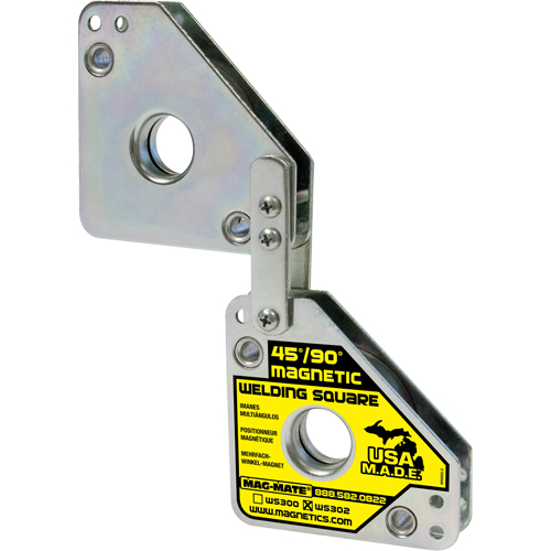 Magnetic Welding Squares, 7-5/8" L x 1-3/8" W x 3-3/4" H, 120 lbs. Advanced Consulting and Training Ltd.