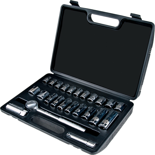 Jeu de douilles m&eacute;triques, 24 Mcx, Prise de 3/8", Profond Advanced Consulting and Training Ltd.