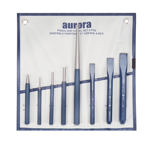 Punch and Chisel Set, 8 Pieces Advanced Consulting and Training Ltd.