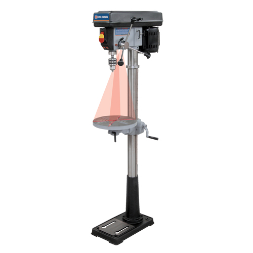 Perceuses &agrave; colonne de plancher avec laser, 13", Mandrin 5/8", 3600 tr/min Advanced Consulting and Training Ltd.