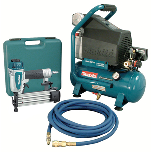 Trousses de compresseur d'air et Cloueuse Brad, &eacute;lectrique, 2,6 gal. (2,6 gal. US), 130 PSI, 120/1 V Advanced Consulting and Training Ltd.