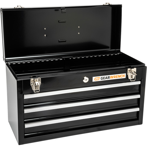 Boîte &agrave; outils portative, 20" la, 3 tiroirs, Noir Advanced Consulting and Training Ltd.