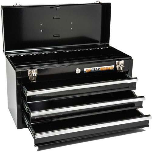 Boîte &agrave; outils portative, 20" la, 3 tiroirs, Noir Advanced Consulting and Training Ltd.