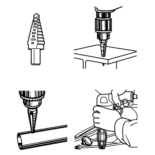 Step Drills, 1/32" Increments Advanced Consulting and Training Ltd.