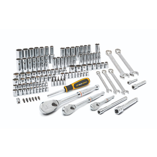 Jeu d'outils pour m&eacute;caniciens &agrave; 6 et 12 pans standards et profonds de 1/4", 3/8" et 1/2" SAE/m&eacute;triques Advanced Consulting and Training Ltd.