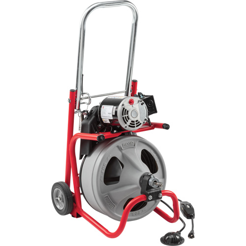 K-400 Autofeed Drum Machine with C-45IW cable, Electric, 1/2" x 75' and 3/8" x 100' Advanced Consulting and Training Ltd.