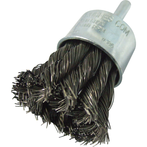 Knotted Wire End Brushes, 1" Dia., 0.014" Wire Dia., 1/4" Shank Advanced Consulting and Training Ltd.