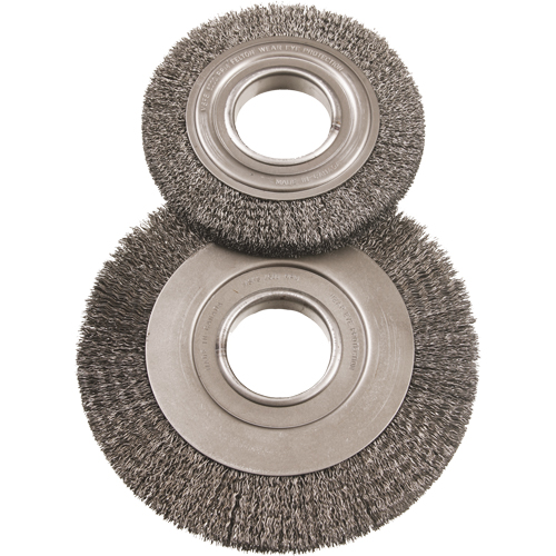 6" Major Wire Wheel Brushes, 6" Dia., 0.014" Fill, 2" Arbor Advanced Consulting and Training Ltd.