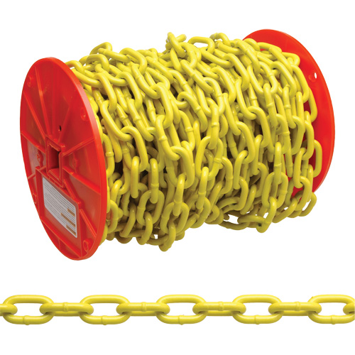 Proof Coil Chain, Low Carbon Steel, 3/16" x 100' (30.4 m) L, Grade 30, 800 lbs. (0.4 tons) Load Capacity Advanced Consulting and Training Ltd.