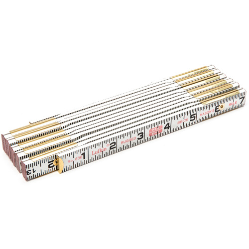 R&egrave;gle de maçon Red End, 6' lo, Bois, Graduations de 1/16" Advanced Consulting and Training Ltd.