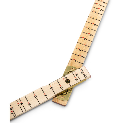 R&egrave;gle de maçon surdimensionn&eacute; Red End, 6' lo, Bois, Graduations de 1/16" Advanced Consulting and Training Ltd.