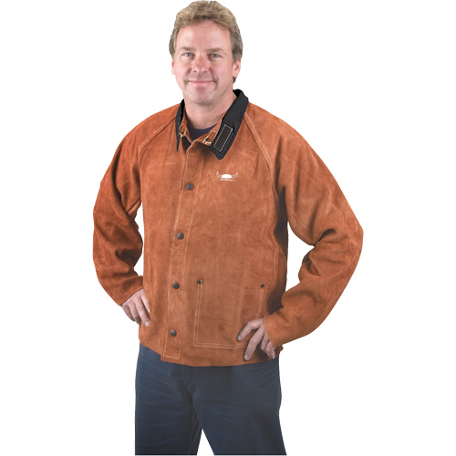 Welding Jacket, Leather, 4X-Large, Lava Brown Advanced Consulting and Training Ltd.
