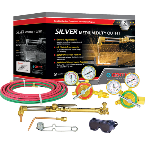 Trousse de soudage & de coupage Silver Series - usage moyen, Coupe jusqu'&agrave; 1/2", Soude jusqu'&agrave; 1/4" Advanced Consulting and Training Ltd.