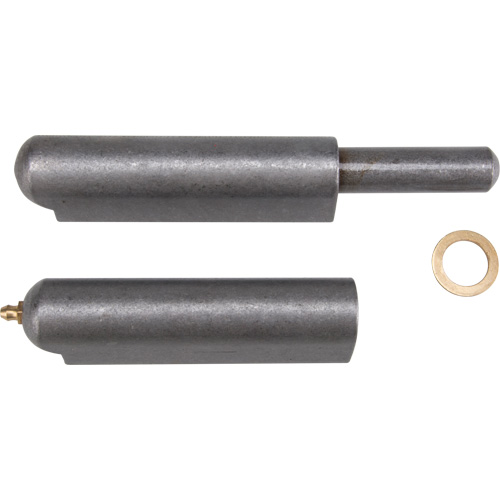 Weld-On Hinge, 1.102" Dia. x 10.236" L, Mild Steel w/Fixed Steel Pin Advanced Consulting and Training Ltd.