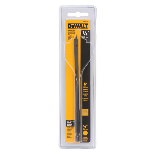 Spade Drill Bit, 1/4" Diameter, 1/4" Shank, 6" Length Advanced Consulting and Training Ltd.