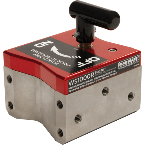 Mag90 On/Off Magnetic Squares, 4-1/4" L x 4" W x 4-3/4" H, 1000 lbs. Advanced Consulting and Training Ltd.