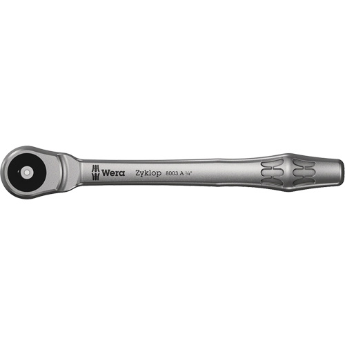 Zyklop Metal Ratchet 1/4 Push Through , 1/4" Drive, Plain Handle Advanced Consulting and Training Ltd.