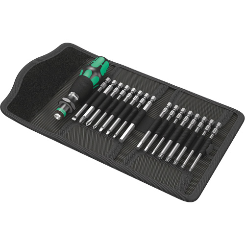Kraftform Kompakt 60 Screwdriver & Bit Set 17-PC, 6-3/32" L, Plastic Handle Advanced Consulting and Training Ltd.