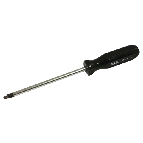 Tournevis &agrave; pointe carr&eacute;e, Tige de #4, Ronde, 9-3/4" lo, Prise en Plastique Advanced Consulting and Training Ltd.