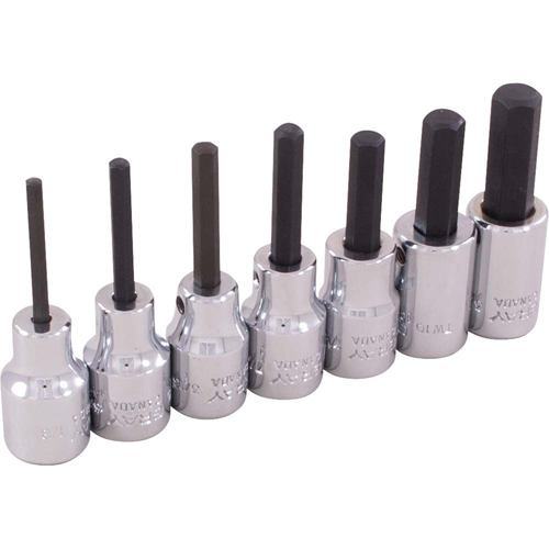 Hex Head Socket Set, Hex, 3/8" Drive, 7 Pcs Advanced Consulting and Training Ltd.