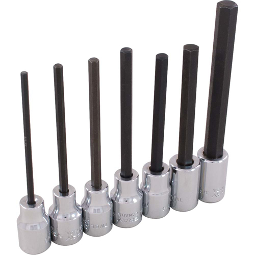Hex Head Socket Set, Hex, 3/8" Drive, 7 Pcs Advanced Consulting and Training Ltd.
