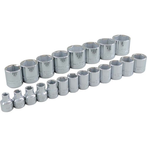 Socket Set, 21 Pcs, 3/8" Drive Size Advanced Consulting and Training Ltd.