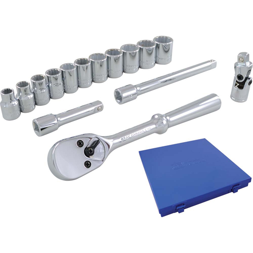 Jeu de douilles et accessoires, 15 Mcx, Prise de 3/8" Advanced Consulting and Training Ltd.