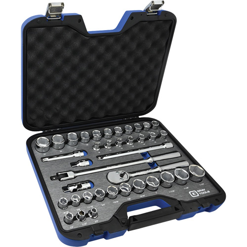 SAE & Metric Socket & Attachments Set, 38 Pcs, 1/2" Drive Size Advanced Consulting and Training Ltd.