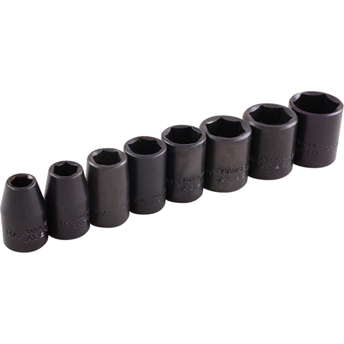 Socket Set, 8 Pcs, Impact, 3/8" Drive Size Advanced Consulting and Training Ltd.