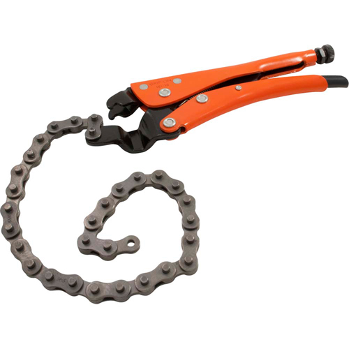 Locking Chain Clamp Pliers, 10" Length, Omnium Grip Advanced Consulting and Training Ltd.