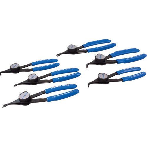 Convertible Retaining Ring Plier Set - Includes Plastic Case, 6 Pieces Advanced Consulting and Training Ltd.