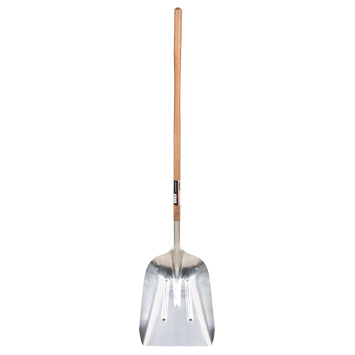 Scoop Shovel, Wood, Aluminum Blade, Straight Handle, 45-3/4" Length Advanced Consulting and Training Ltd.