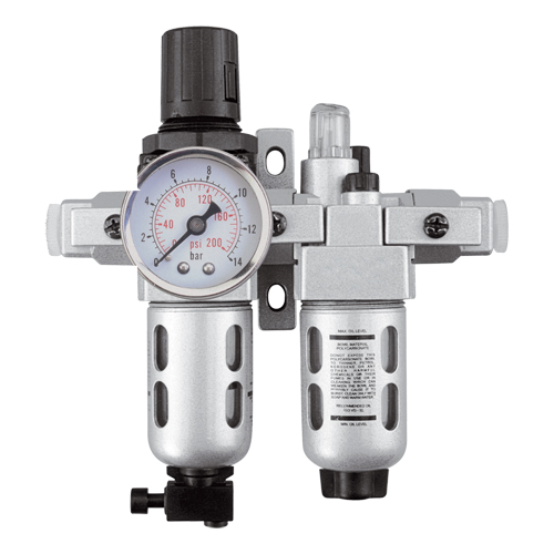 Filtre/r&eacute;gulateur et lubrificateur d'air modulaire (manom&egrave;tre compris), 1/4" NPT Advanced Consulting and Training Ltd.