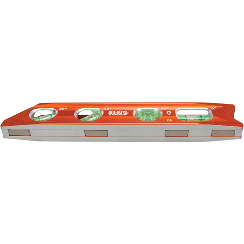 Torpedo Billet Level, 8" L, Aluminum, 4 Vials, Magnetic Advanced Consulting and Training Ltd.