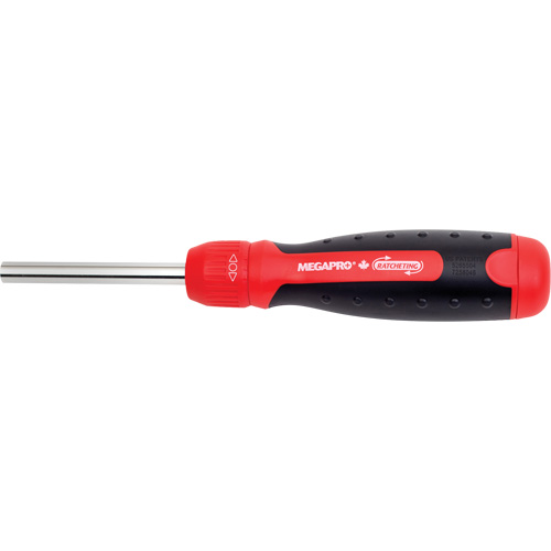 Ratcheting Tamperproof Screwdriver, 8-1/2" L, Cushion Grip Handle Advanced Consulting and Training Ltd.